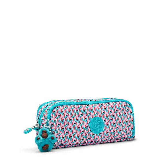 Kipling Gitroy Printed Pencil Case Vesker Turkis | NO 1084YX